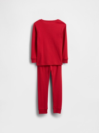 Baby & Toddler Organic Brushed Cotton Henley PJ Set | Gap (CA)