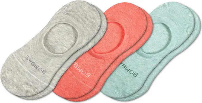 Assorted 3-Pack Cotton Blend No-Show Socks | Nordstrom