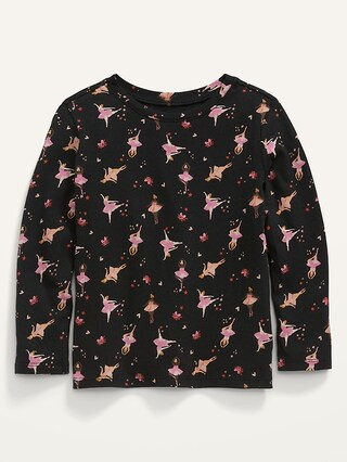 Printed Long-Sleeve T-Shirt for Toddler Girls | Old Navy (US)