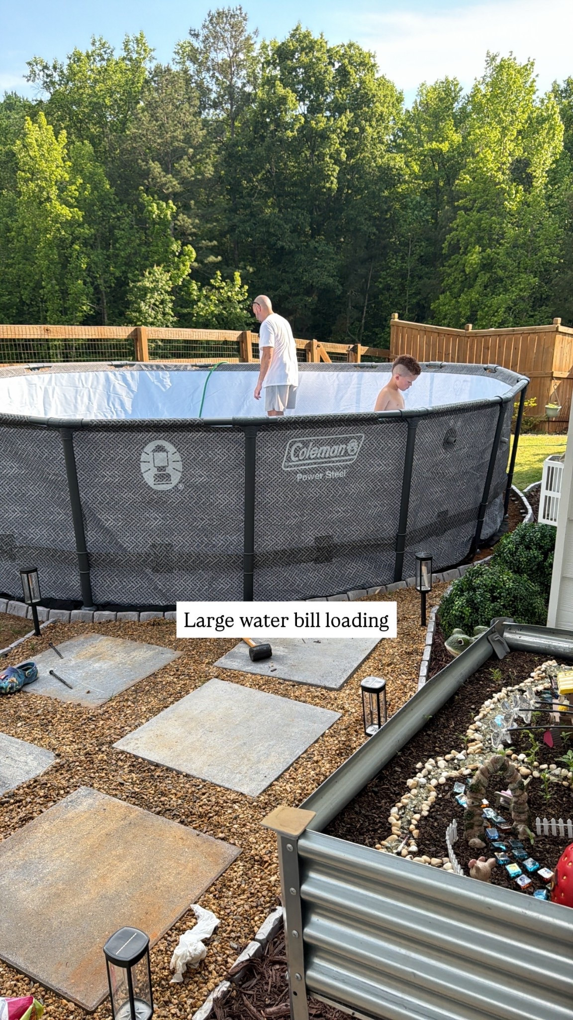 Large water bill loading