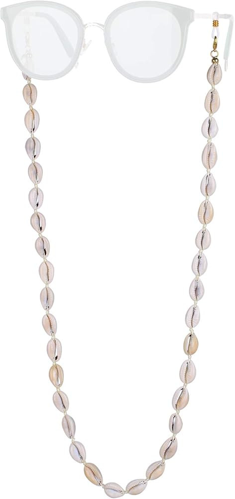 KELITCH Chains Womens Shells Glasses Chains Eyeglasses Holder Straps Cords Lanyard Summer Jewelry... | Amazon (US)