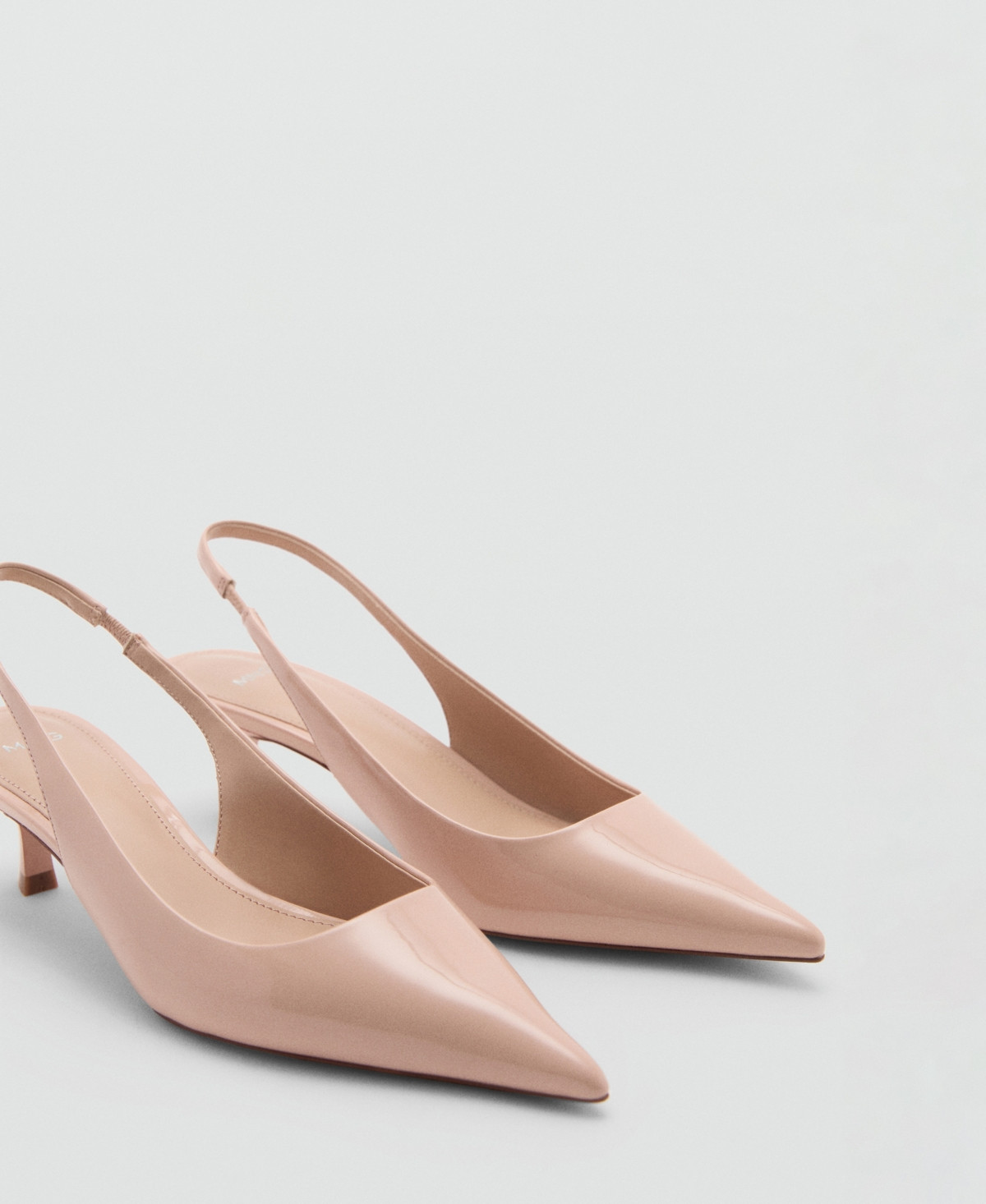 Mango Women's Pointed Toe Heel Shoes - Nude | Macy's