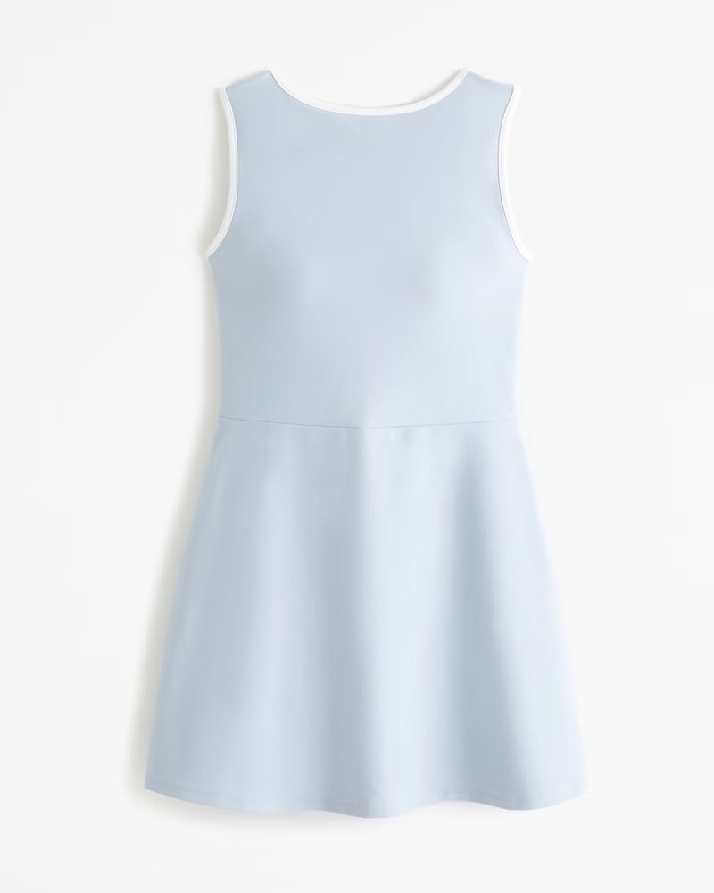 YPB sculptLUX Slash Mini Dress | Abercrombie & Fitch (US)