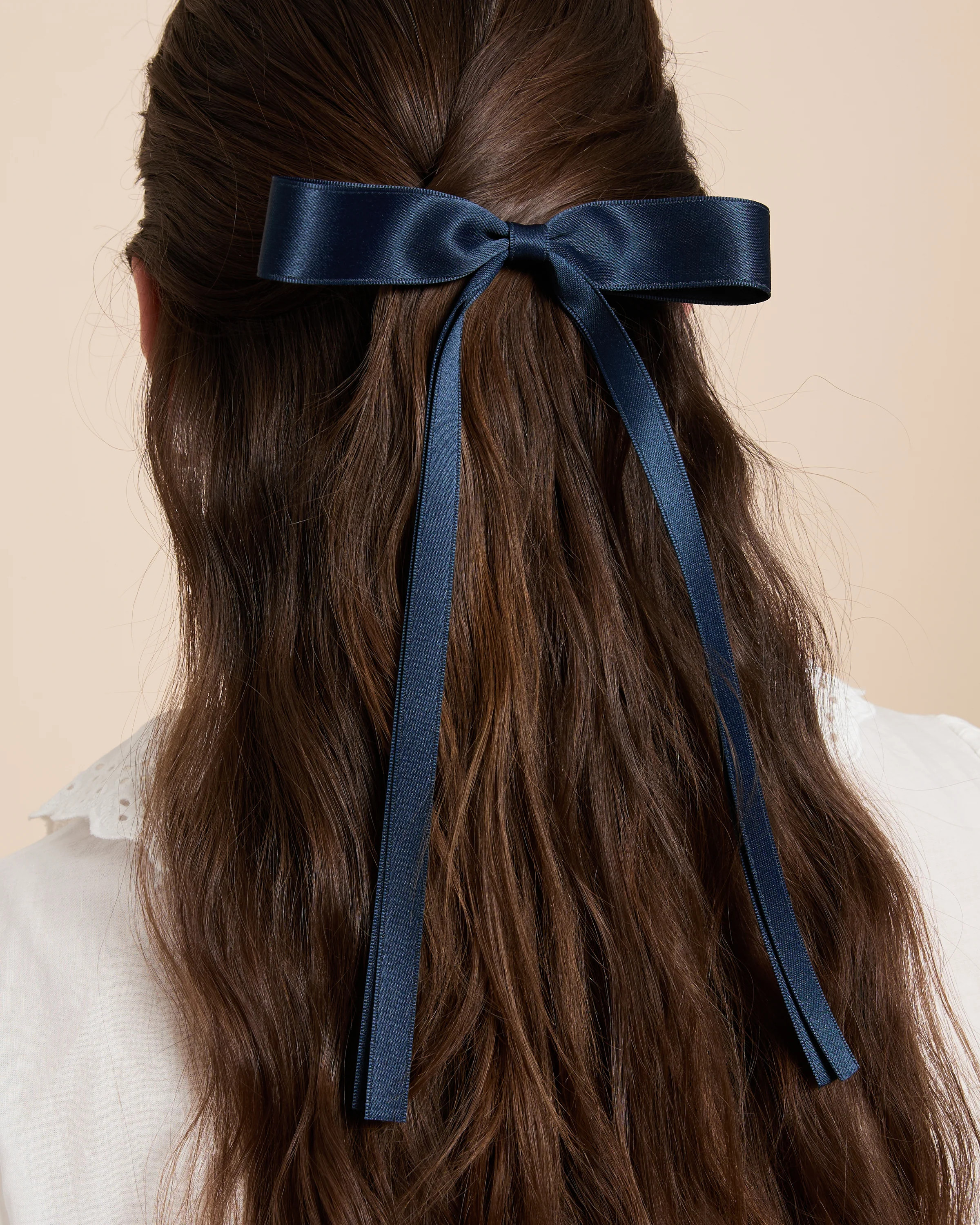 Mabel Hair Bow - NAVY / OS | Few Moda