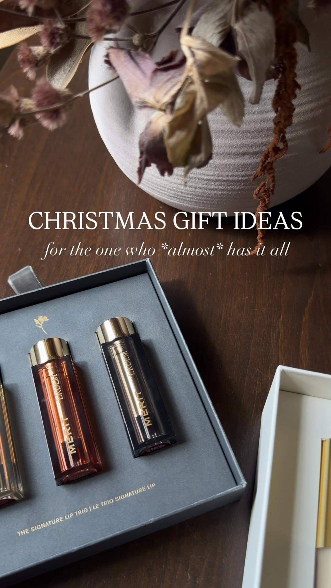 Christmas Gift Ideas: For the one who *almost* has it all✨ @Merit #ad