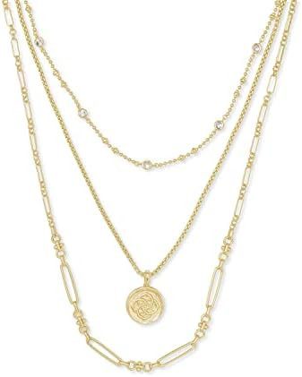 Kendra Scott Medallion Triple Strand Necklace, Fashion Jewelry for Women | Amazon (US)