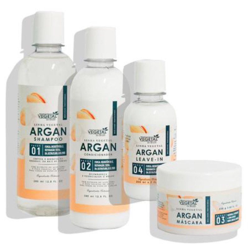 Kit Capilar De Argan - Vegetal Do Brasil | Shopee (BR)