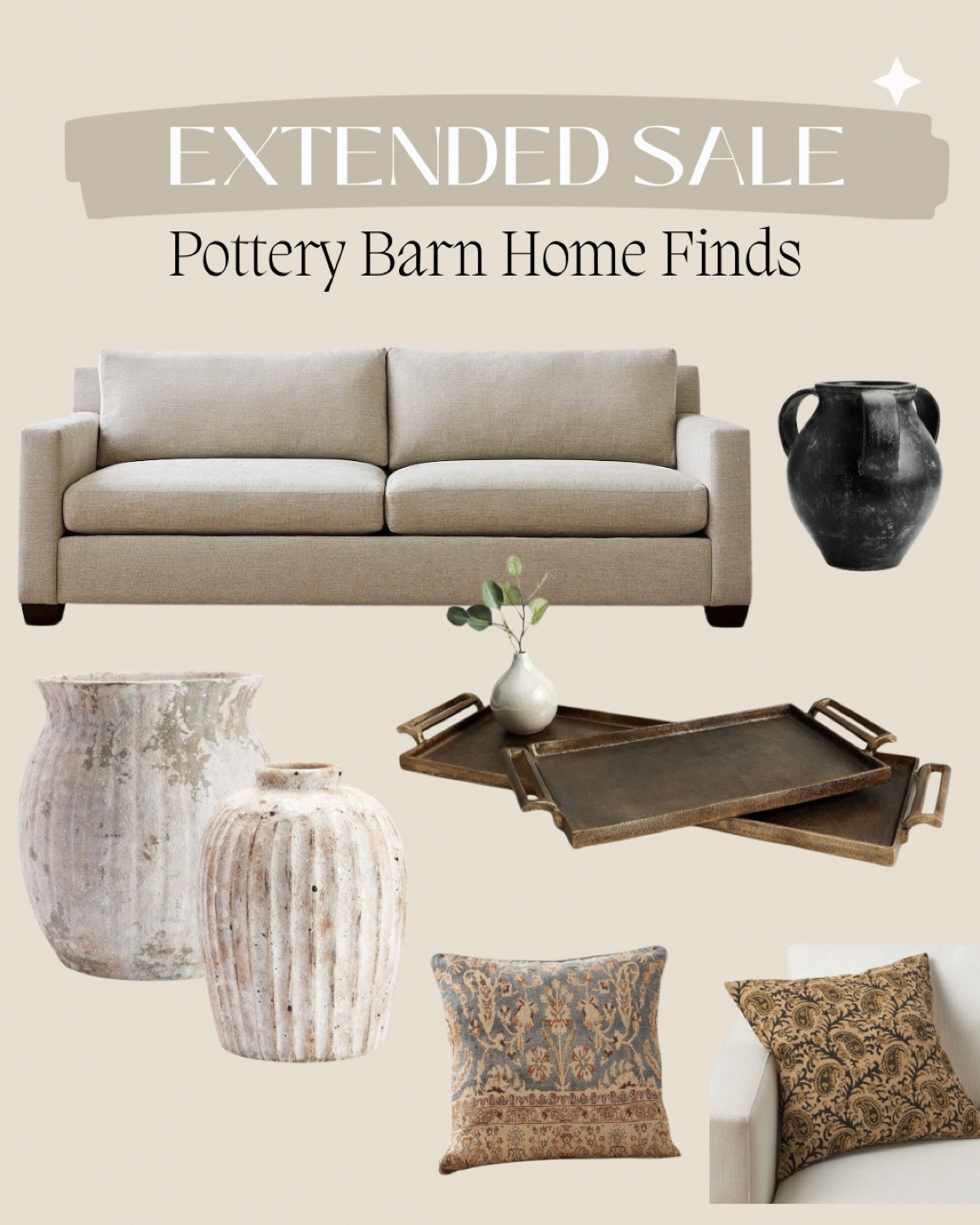 Extended Cyber Monday Sale at Pottery Barn 🤍

#potterybarn #cybermonday #sale #onsale #clearance #homedecor #homesale #homefinds #homes #livingroom #sittingroom #entryway #shelfdecor #vases #pillows #organicmodern #neutraldecor #winter #fall #cozy 

#LTKhome #LTKSeasonal #LTKsalealert