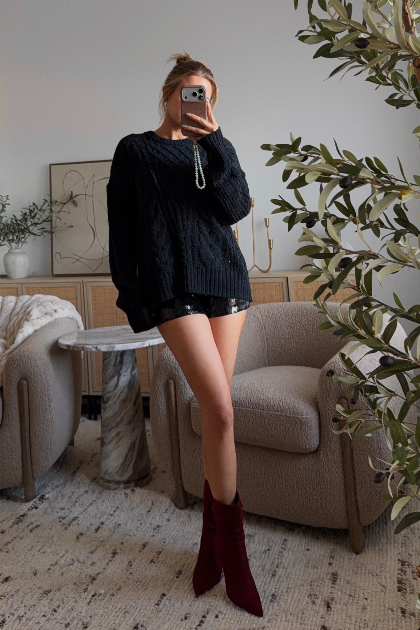 code: CYBERAF // sweater: medium // shorts: 25