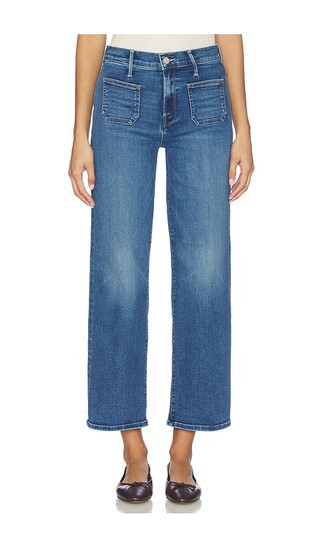 MOTHER The Patch Pocket Maven Ankle Jeans in Blue. - size 29 | Revolve Clothing (Global)