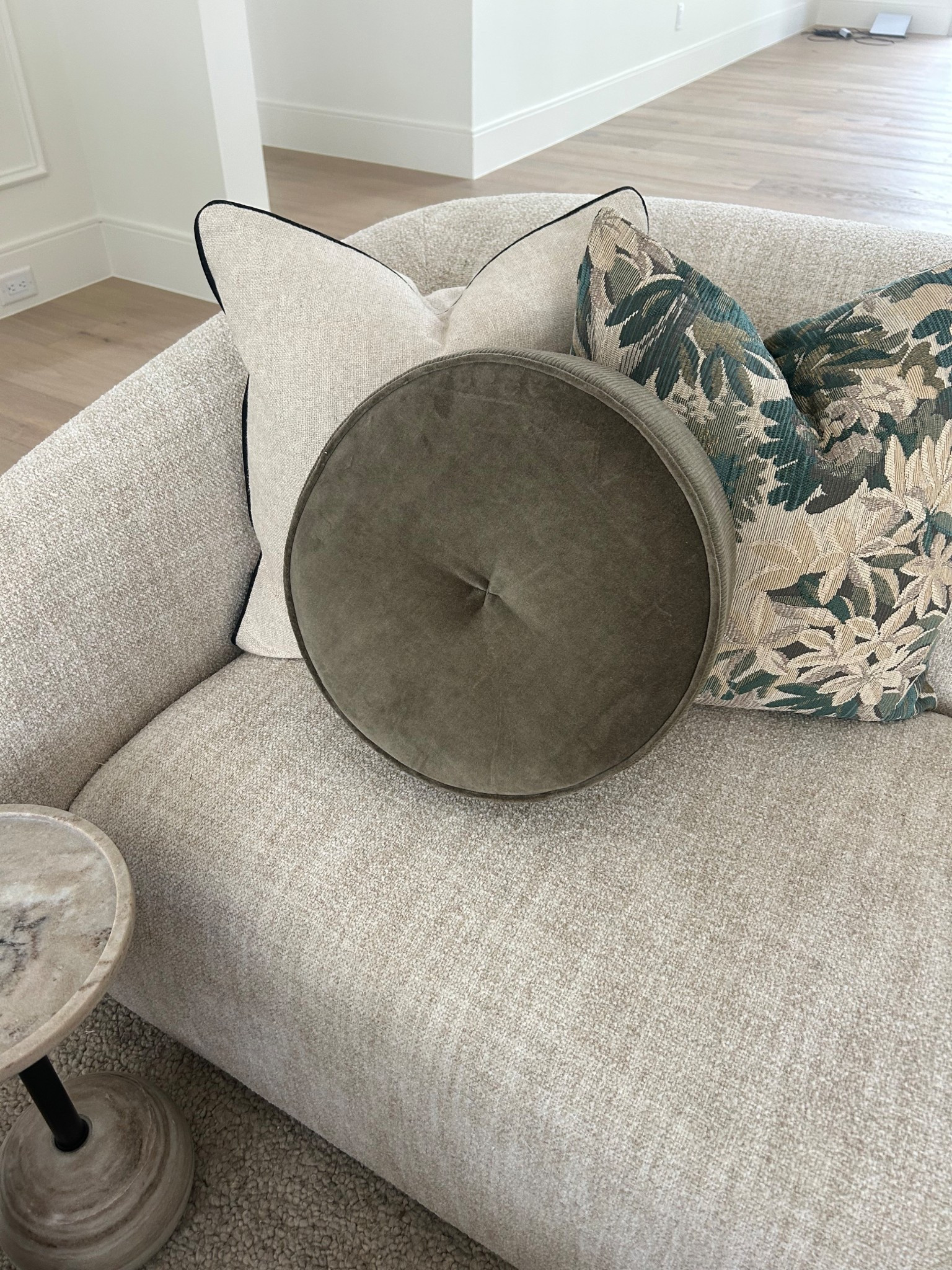 Textured and layered throw pillows from Amy’s own house. 

#LTKHome #LTKSeasonal #LTKStyleTip