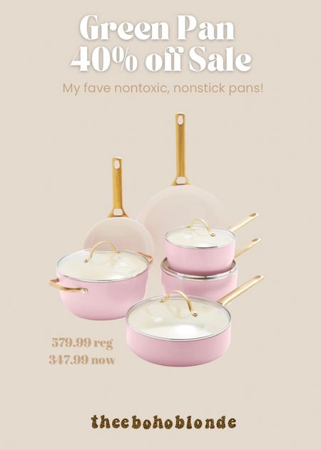 Im so excited you guys! My favorite nontoxic nonstick pans are now 40% off! They come in so many pretty colors, and I love the gold accents ✨


Pink home decor, kitchen pans, greenpan, cookware, boho home decor, kitchen essentials, Valentine's Day, gifts for her, area rug, work clothes, gold jewelry, date night outfit, knee high boots, winter coats, toddler bedroom, wall decor, sneakers, gym clothes, wall mirrors, makeup

#LTKMostLoved #LTKhome #LTKGiftGuide