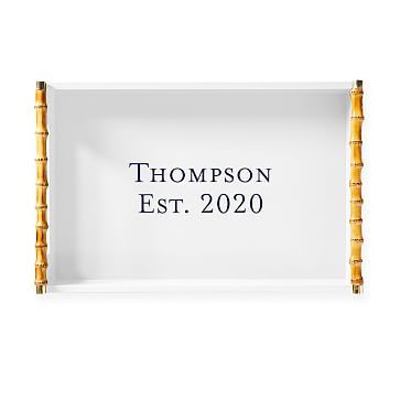Bamboo Lacquer Serving Tray | Mark and Graham