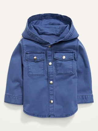 Unisex Hooded Workwear Shacket for Baby | Old Navy (US)