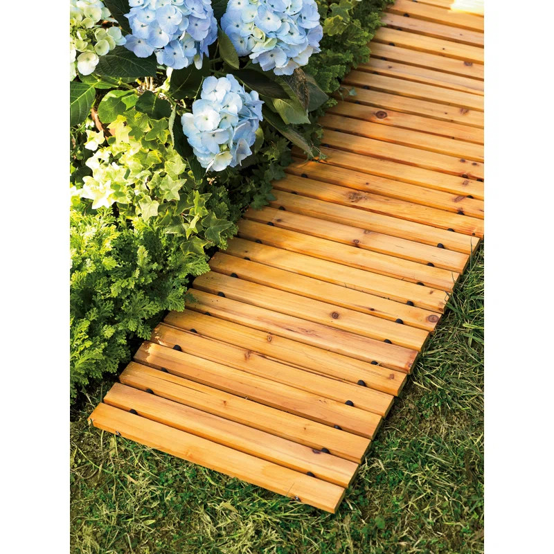 Henslee 6' Roll-Out Straight Wooden Pathway | Wayfair North America