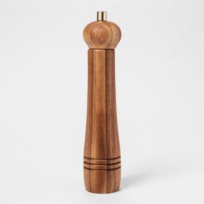 Stained Acacia Large Pepper Grinder - Threshold™ | Target