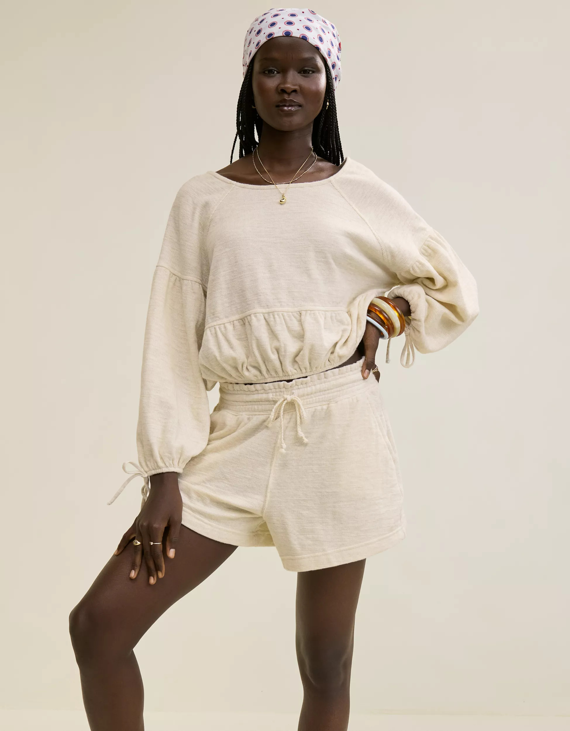 Aerie Endless Summer Cropped Sweatshirt | Aerie