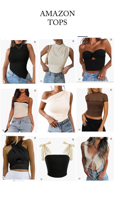 Amazon tops, summer tops, going out tops, spring tops

#LTKfindsunder100 #LTKstyletip #LTKfindsunder50