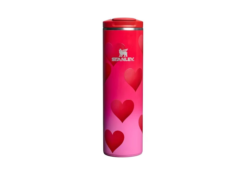 Stanley Target Exclusive Valentines Day Collection Aero Light Transit 16oz Bottle in Rouge Heart Gradient | StockX