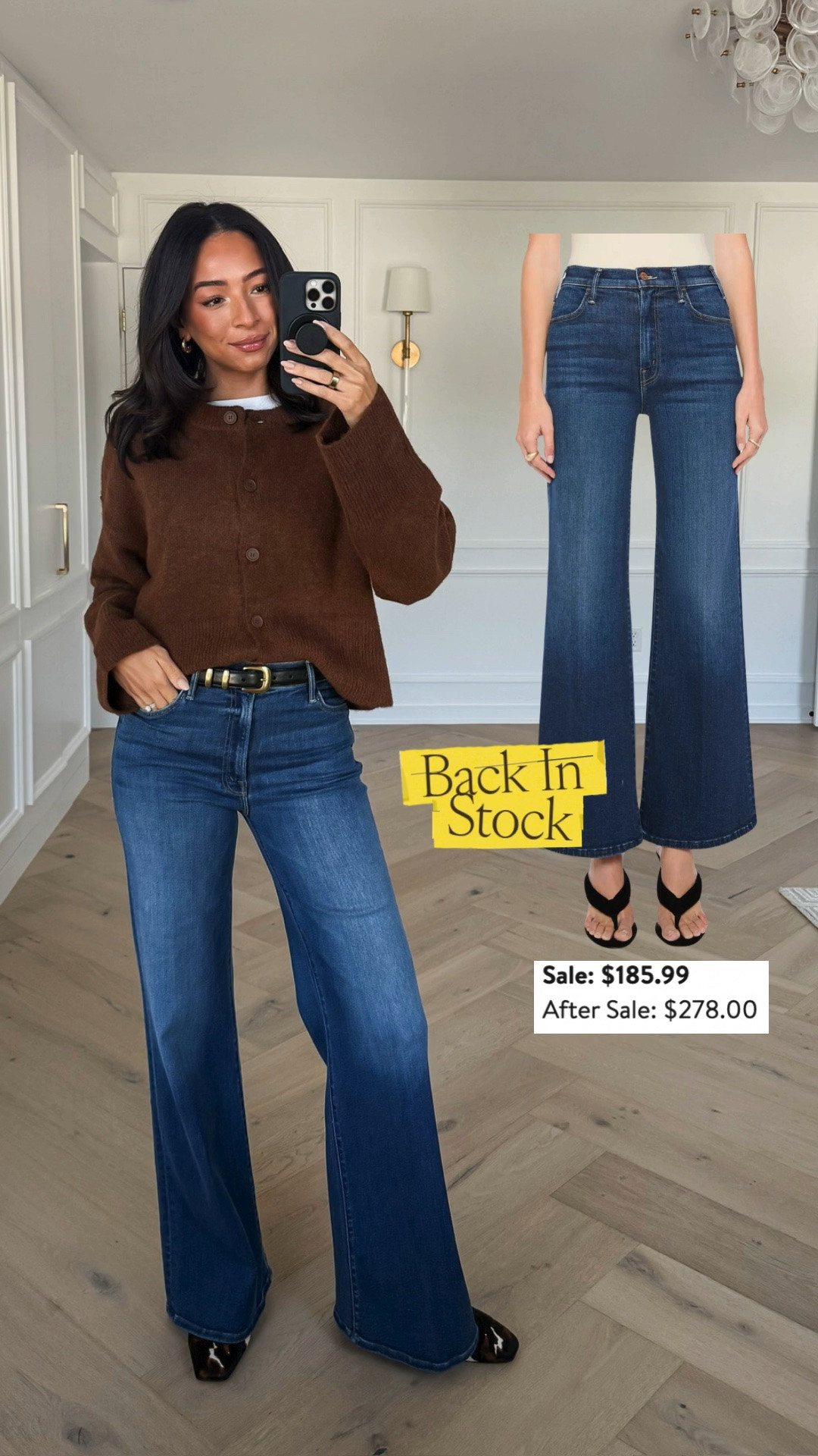 30% OFF MOTHER denim!! These jeans are some of my all-time favorites—they're incredibly comfortable, unbelievably soft, and so flattering! Wearing size S cardigan (OOS but I've linked similars) and size 27 jeans 

nordstrom sale, nordstrom anniversary sale, nsale, jeans, denim, designer denim, denim sale, fall outfit, fall fashion, closet staples, closet essentials

#LTKSeasonal #LTKSaleAlert