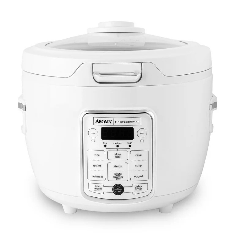 Aroma Professional 20-Cup Electric Rice & Grain Cooker, White - Digital Cooker | Walmart (US)