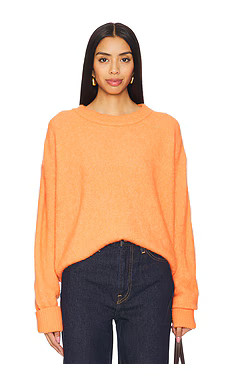 American Vintage Vitow Sweater in Carotte Fluo Chine from Revolve.com | Revolve Clothing (Global)
