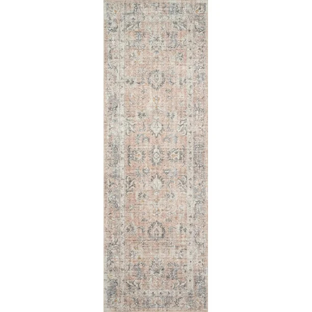Loloi II Skye Oriental Blush / Grey Area Rug - Walmart.com | Walmart (US)