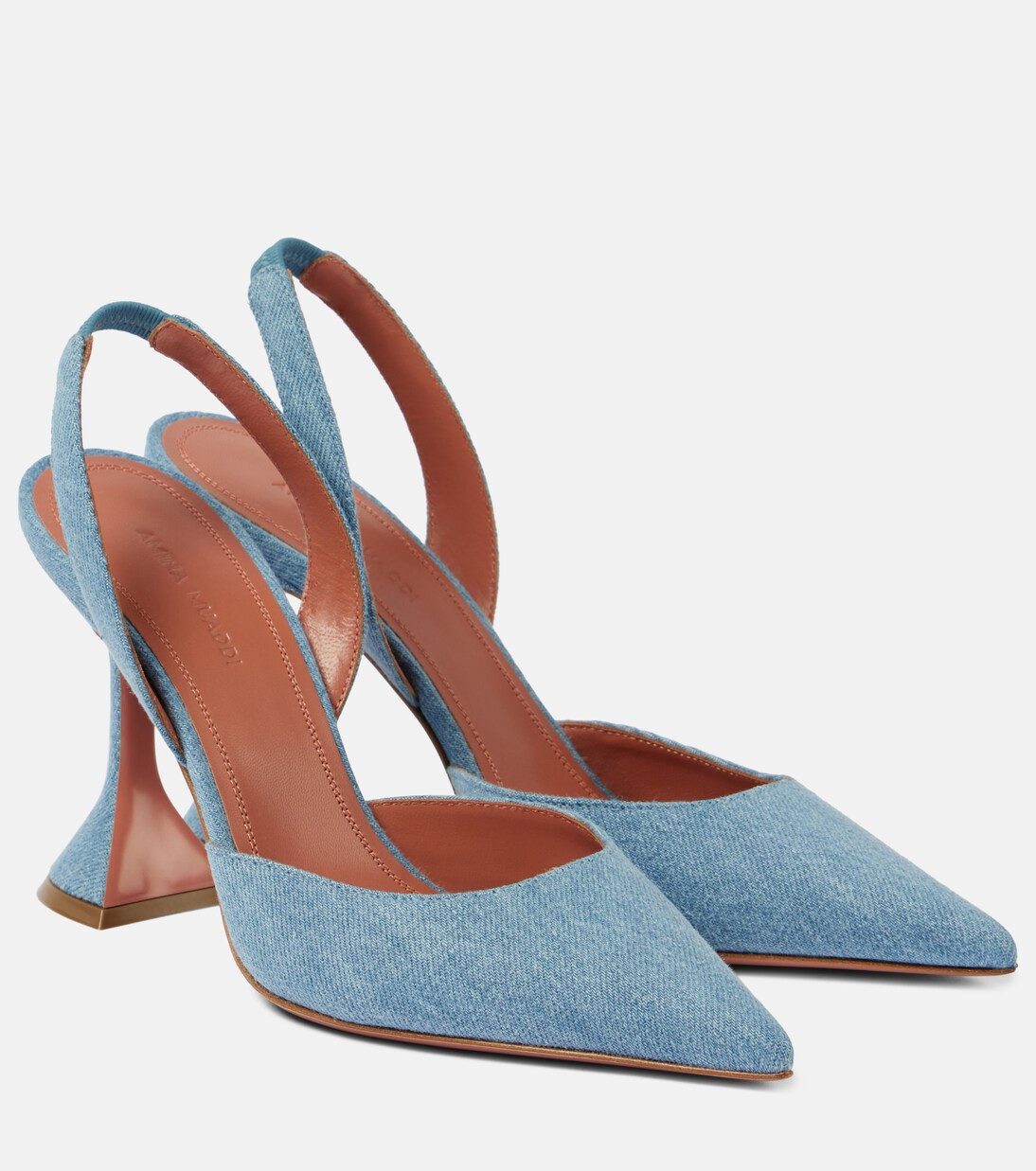Holli 95 denim slingback pumps | Mytheresa (UK)
