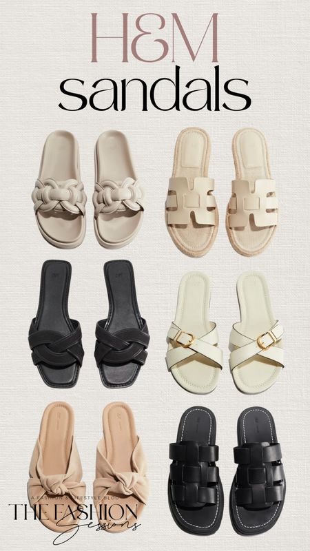H&M has the cutest trendy sandals! 

Shoe crush | summer sandals | spring sandals | shoes | slide sandals | Tracy | The Fashion Sessions 