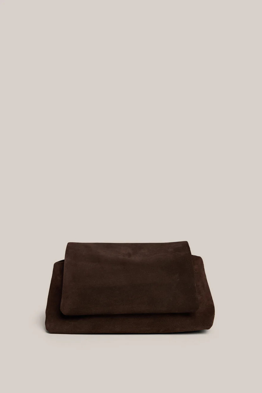 Celeste Dark Chocolate Clutch Crossbody Bag | VESTIRSI