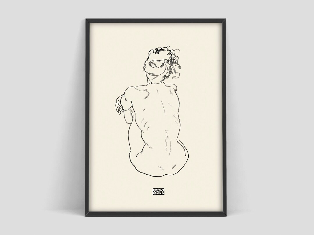 Egon Schiele Sketch Poster, Drawing Poster, Egon Schiele Print, Schiele Art Exhibition, Egon Schi... | Etsy (US)