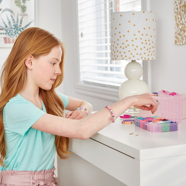 Heishi Beads Compartment Case | Indigo (CA)