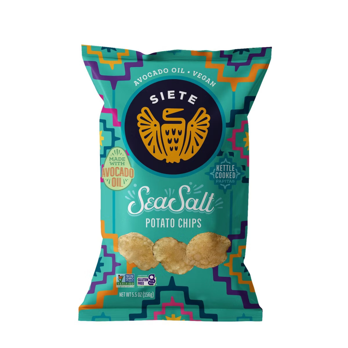 Siete Sea Salt Kettle Chips - 5.5oz | Target