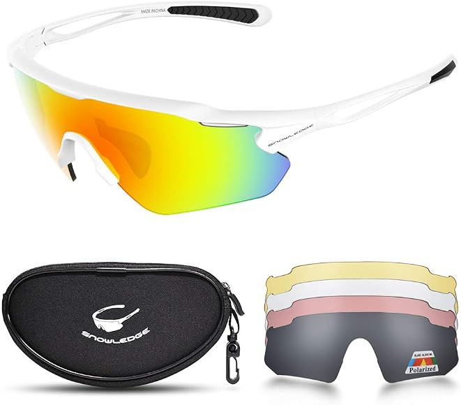 Cycling Glasses UV400 Protection Polarized Sports Sunglasses for Driving Golf | Amazon (CA)