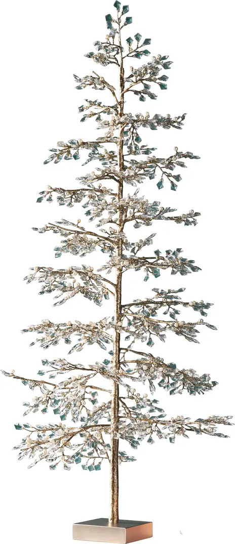 Balsam Hill Crystal & Bead Champagne Tabletop Tree | Nordstrom | Nordstrom