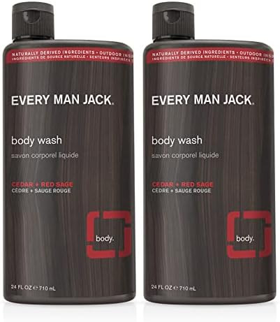 Amazon.com : Every Man Jack Nourishing Amber + Sandalwood Mens Body Wash for All Skin Types - Cle... | Amazon (US)