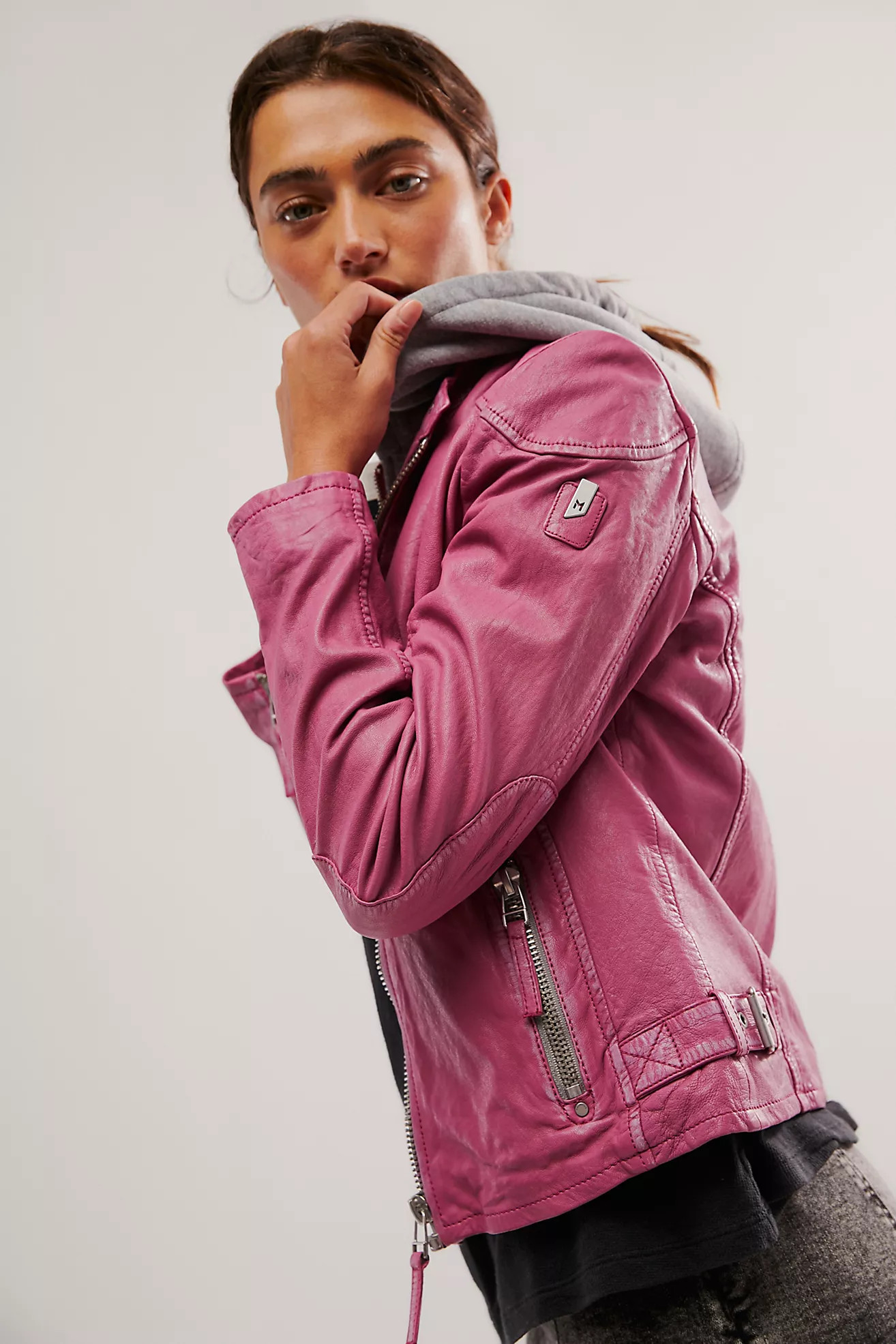 Mauritius Finja Leather Jacket | Free People (Global - UK&FR Excluded)