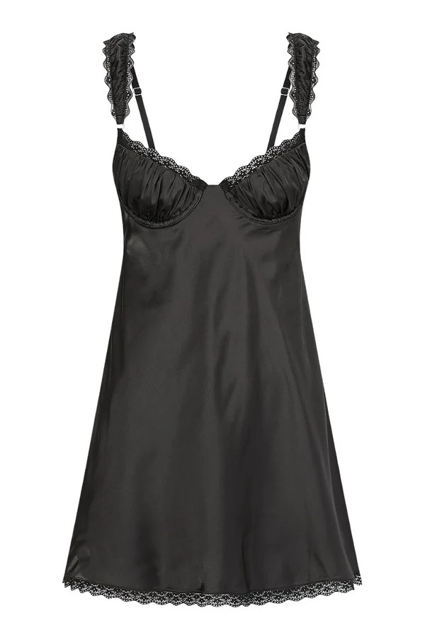 Celeste Slip Black | Kat the Label US