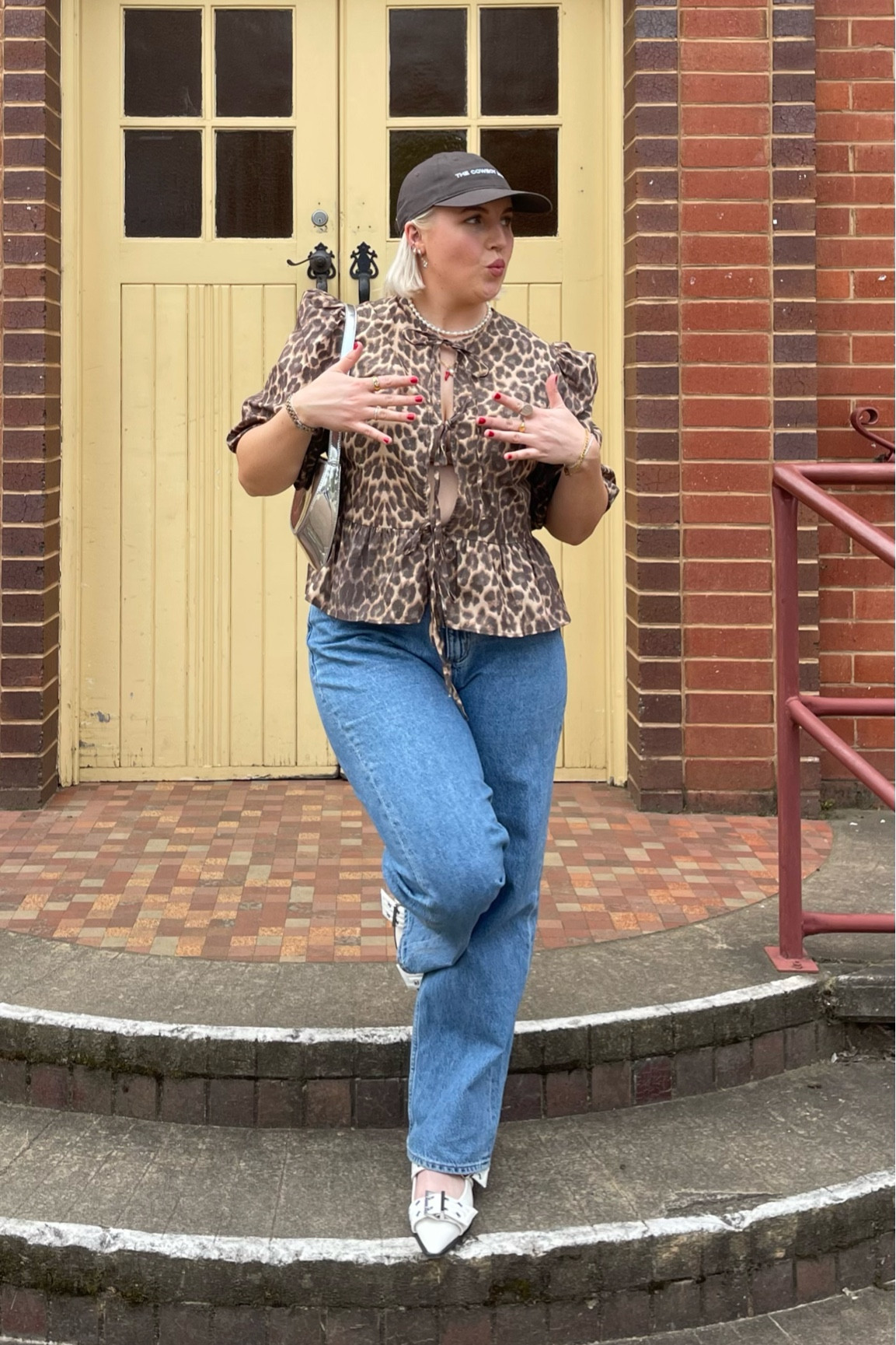obsessed with this casual spring look ft. leopard print ganni blouse dupe + the perfect jeans 

#LTKmidsize #LTKaustralia #LTKspring