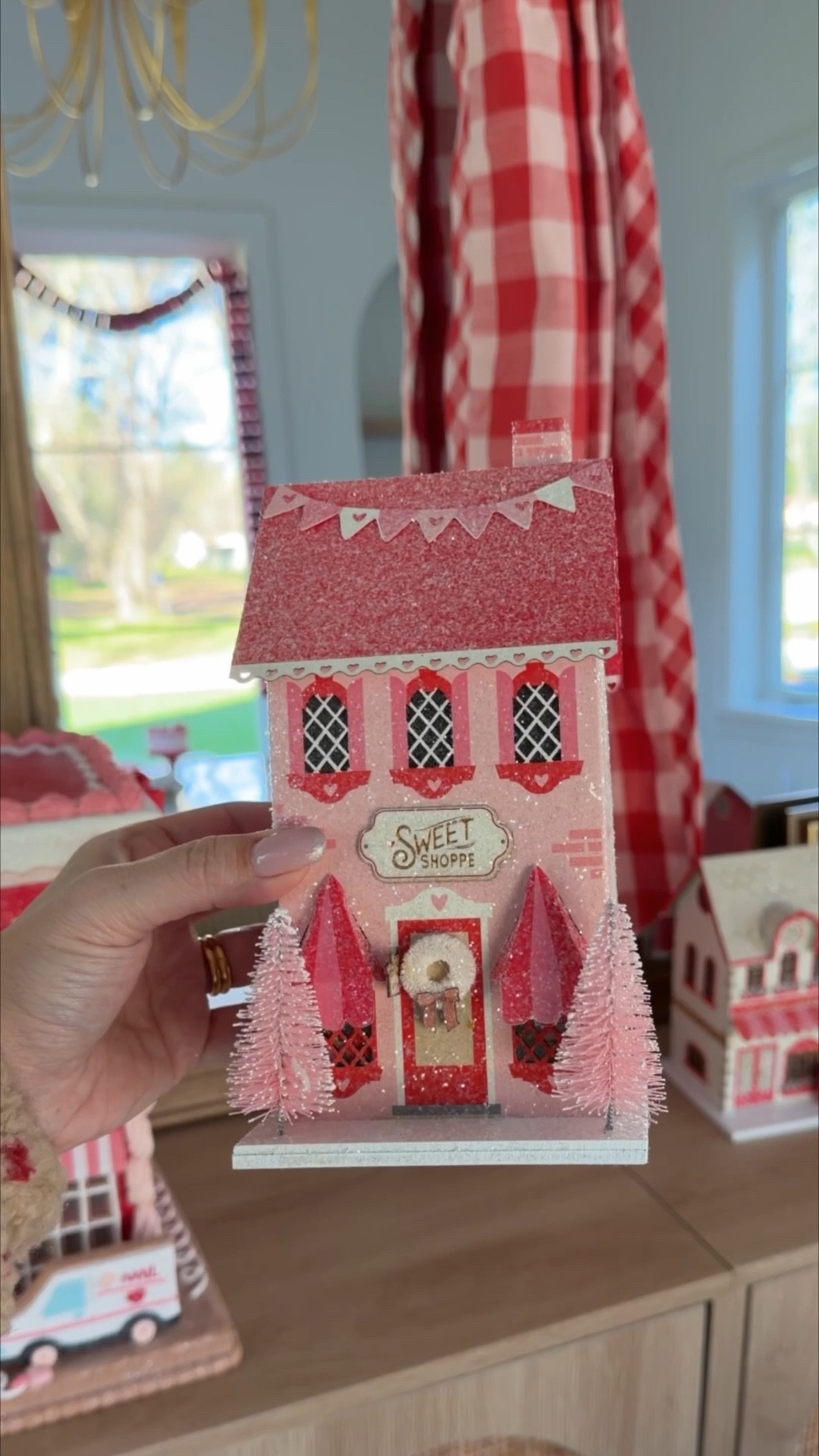 I didn’t need another reason to keep a village out past December… but these paper houses made it very easy.  💌 

#LTKmomlife #LTKSeasonal #LTKHome