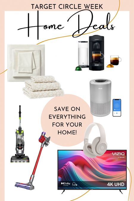 Shop these Target Circle Week deals for every room of your home! Save on electronics, vacuums, bed, bath and more.

#LTKsalealert #LTKhome #LTKxTarget