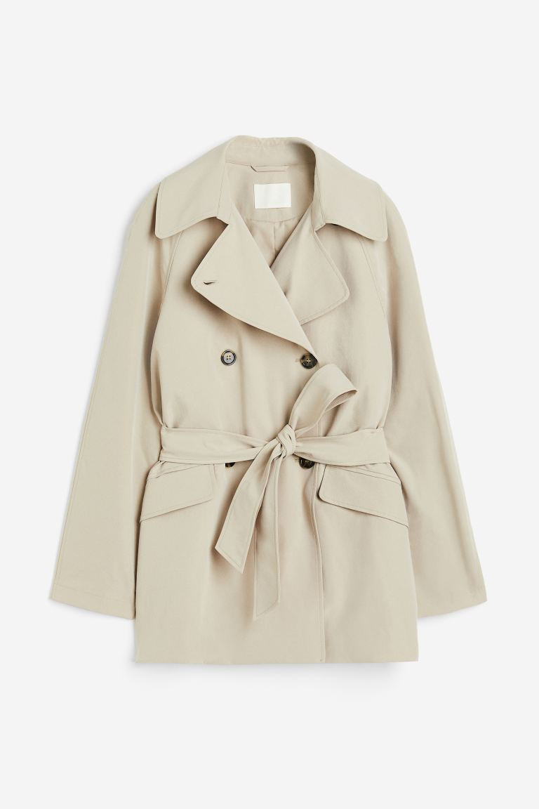 Double-breasted trenchcoat | H&M (UK, MY, IN, SG, PH, TW, HK)