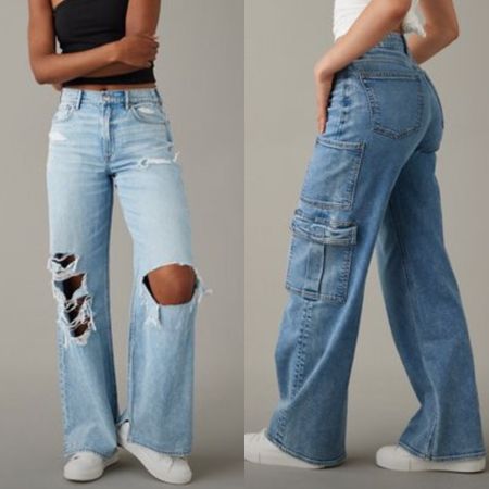 I’ve been keeping my eye on some baggy fit jeans so decided to try these. Cargo jeans are so popular for fall and I love the rips in the other pair. 

It’s hard for me to find jeans because I need a tall length. 

Distressed jeans | cargo jeans | plus size | regular and plus sizes | drapey | Fall outfit | fall wardrobe | fall must haves | fall outfit ideas | wide leg jeans 

#LTKplussize #LTKSale #LTKSeasonal
