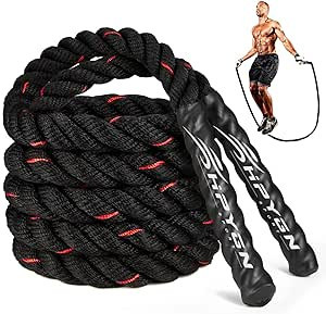 Jump Rope, Weighted Jump Ropes for Men women, 2.8lb 3lb 5lb Heavy Skipping Rope for Exercise, Adu... | Amazon (US)