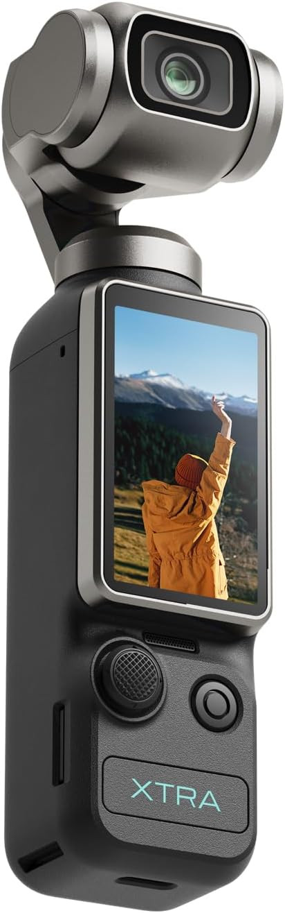 Xtra Muse, Vlogging Camera with 1'' CMOS & 4K/120fps Videos, Pocket Camera with 3-Axis Gimbal Sta... | Amazon (US)