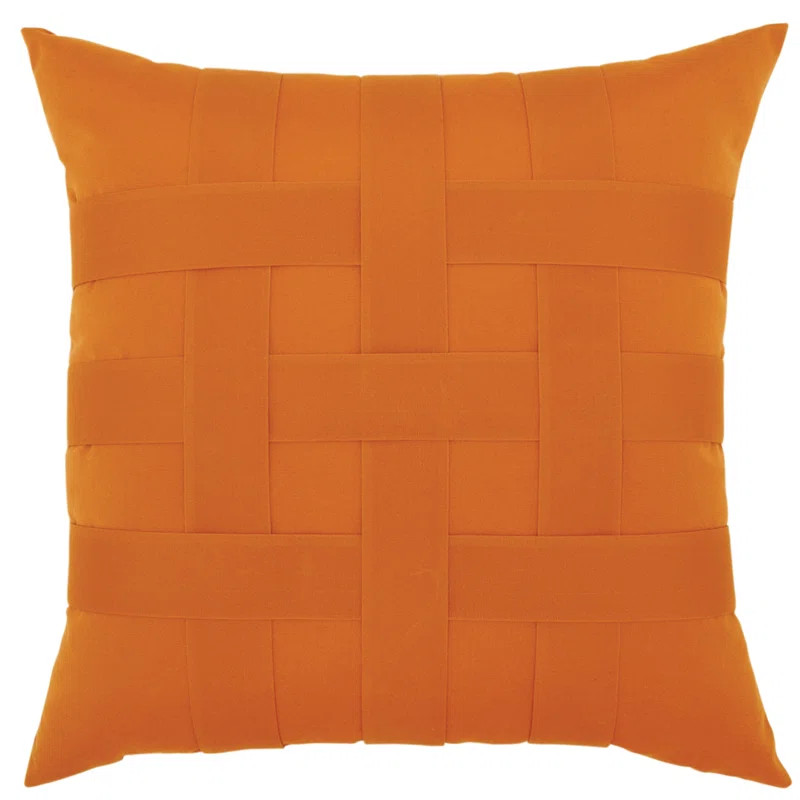 Basketweave Hand Woven Indoor & Outdoor Accent Pillow | Wayfair North America