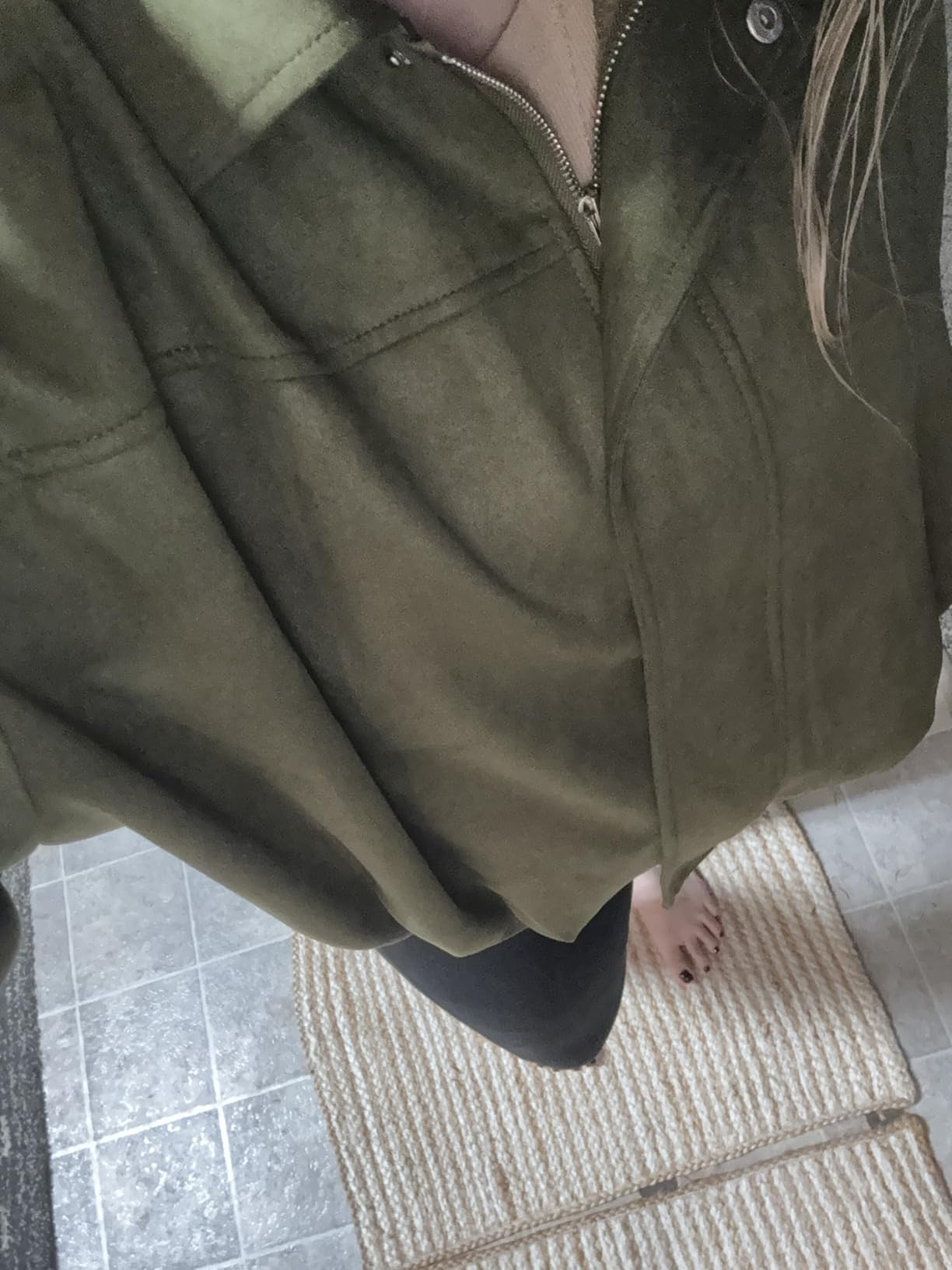 Women's Faux Suede Bomber Jacket Oversized Pilot Coats Fall Lapel Zip Up Motorcycle Streetwear Ou... | Amazon (US)