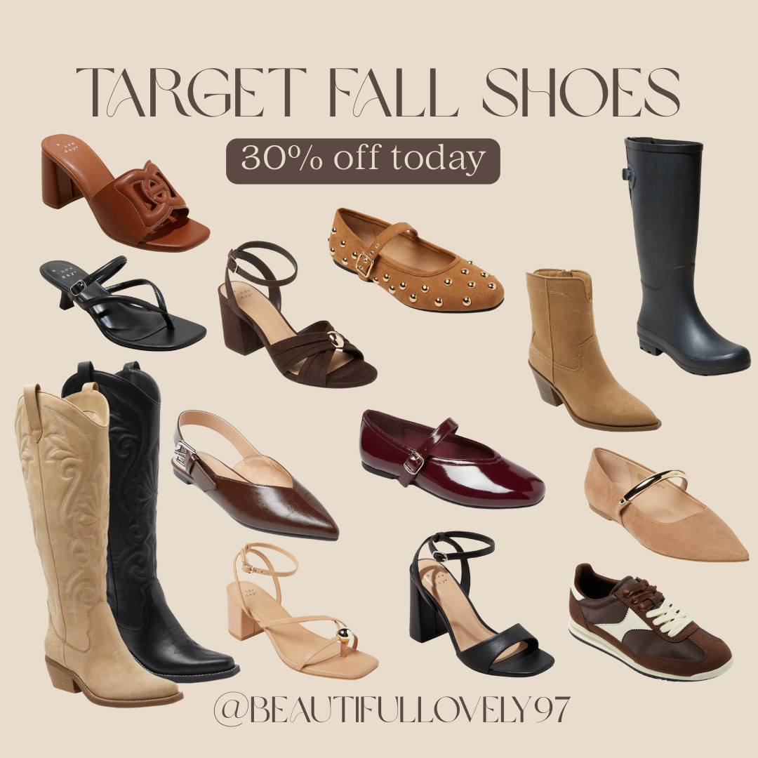 Target Fall shoes ON SALE!! 30% off fall shoes today! 

 #LTKSeasonal #LTKSaleAlert #LTKShoeCrush