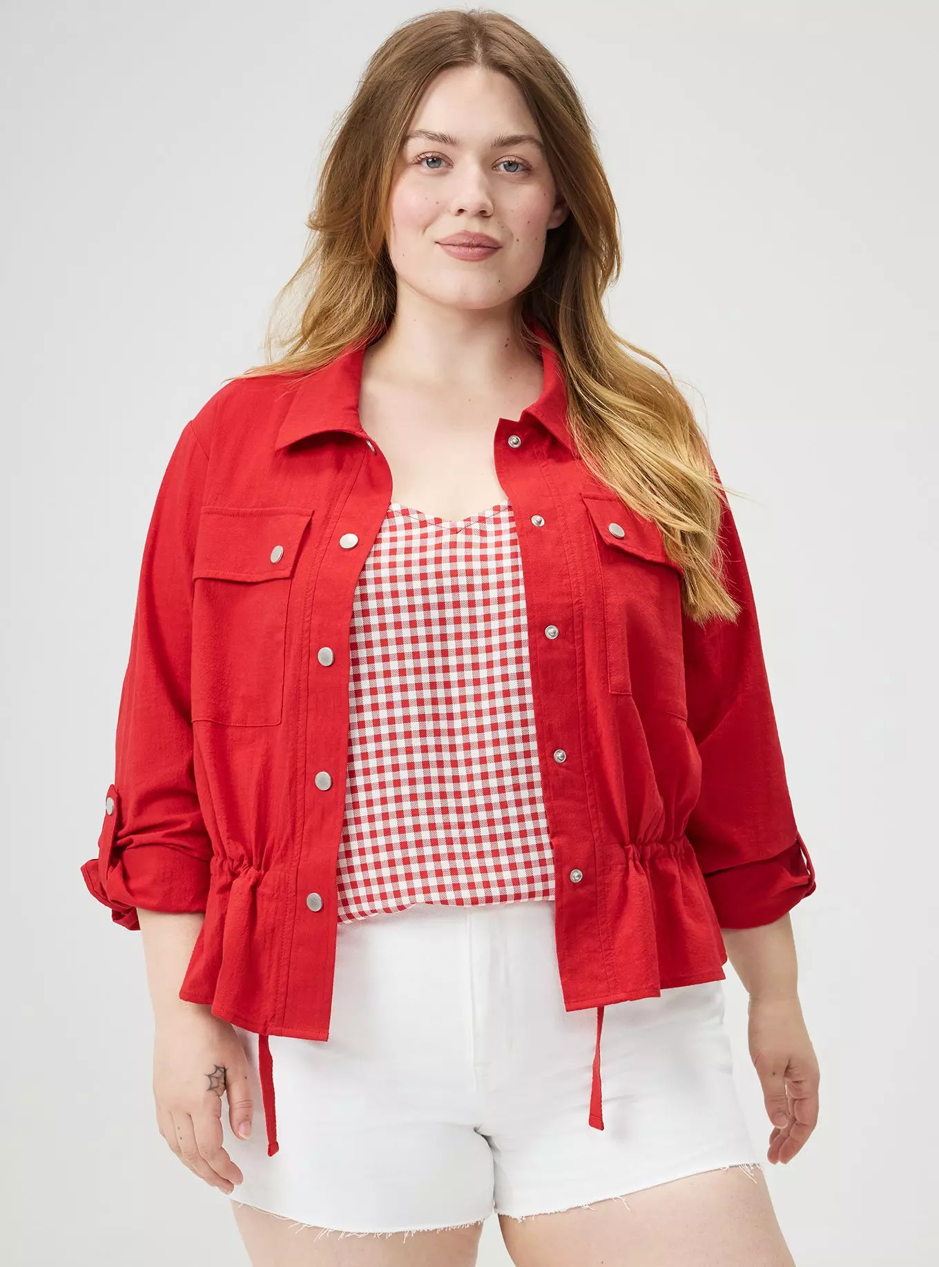 Cinched Utility Shacket | Torrid (US & Canada)