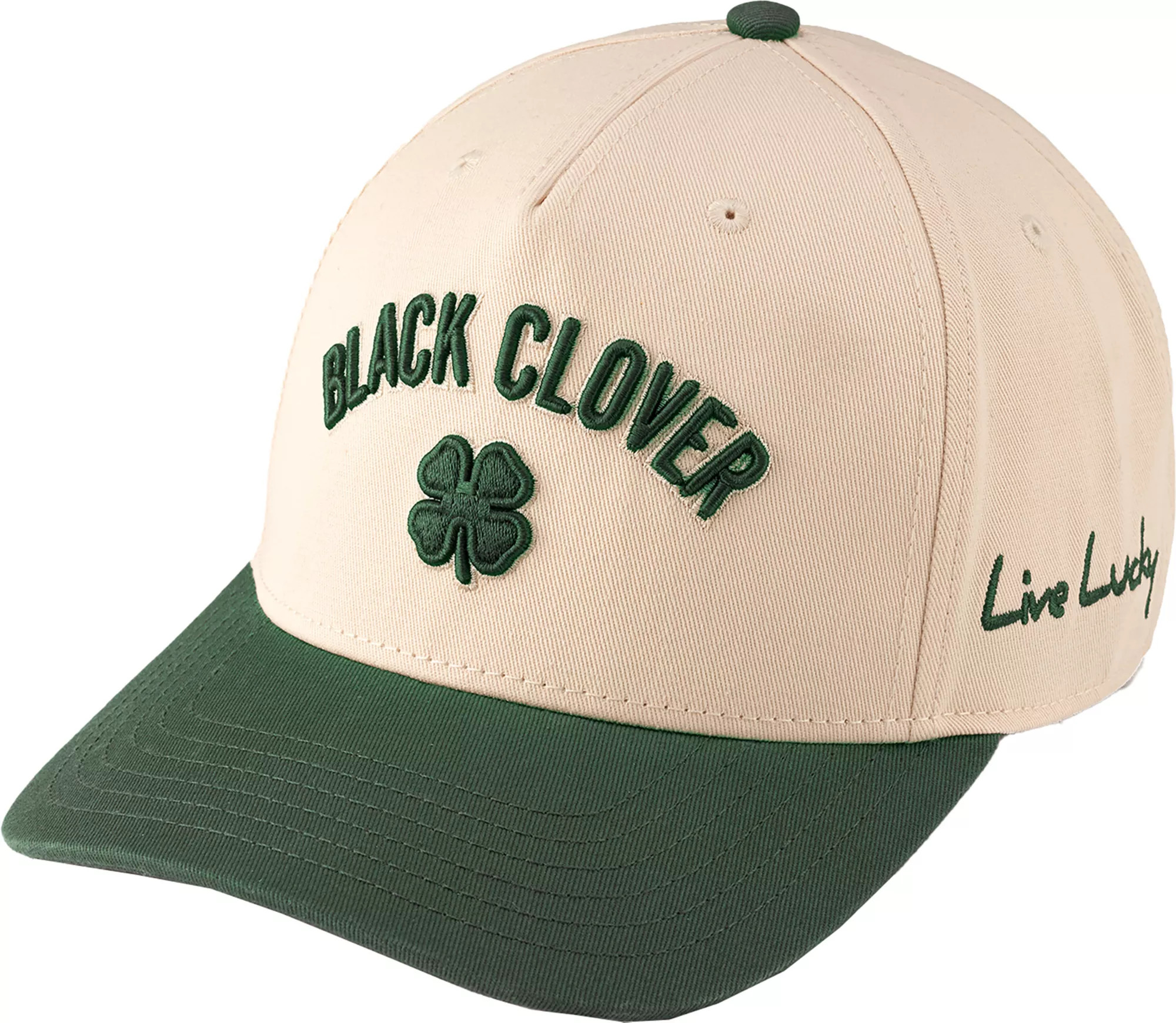 Black Clover Men's Timeless Golf Hat, Creme/Green | DICK'S Sporting Goods